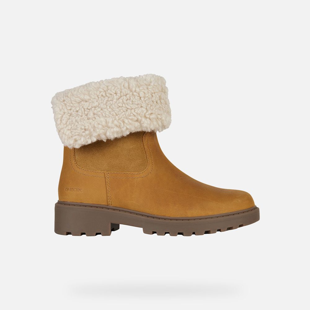 Botas Geox Menina Marrom - Casey - LCGND0273